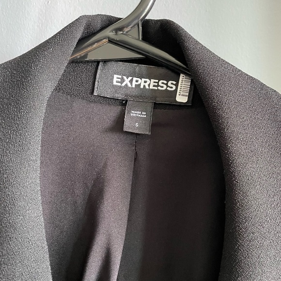 Women’s Black Oversized Blazer - Express - Size Small - Picture 2 of 4